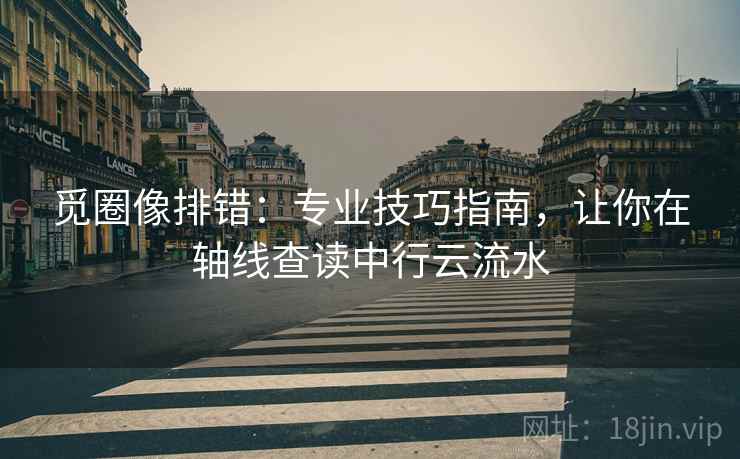 觅圈像排错：专业技巧指南，让你在轴线查读中行云流水