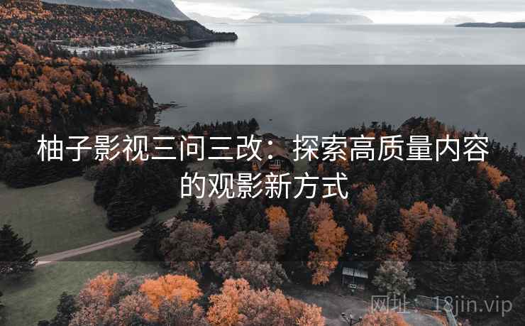 柚子影视三问三改：探索高质量内容的观影新方式